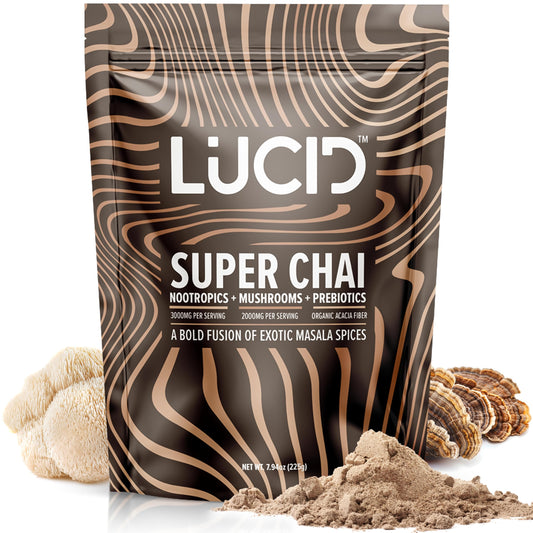 Lucid Superfood Organic Mushroom Chai with Lion's Mane