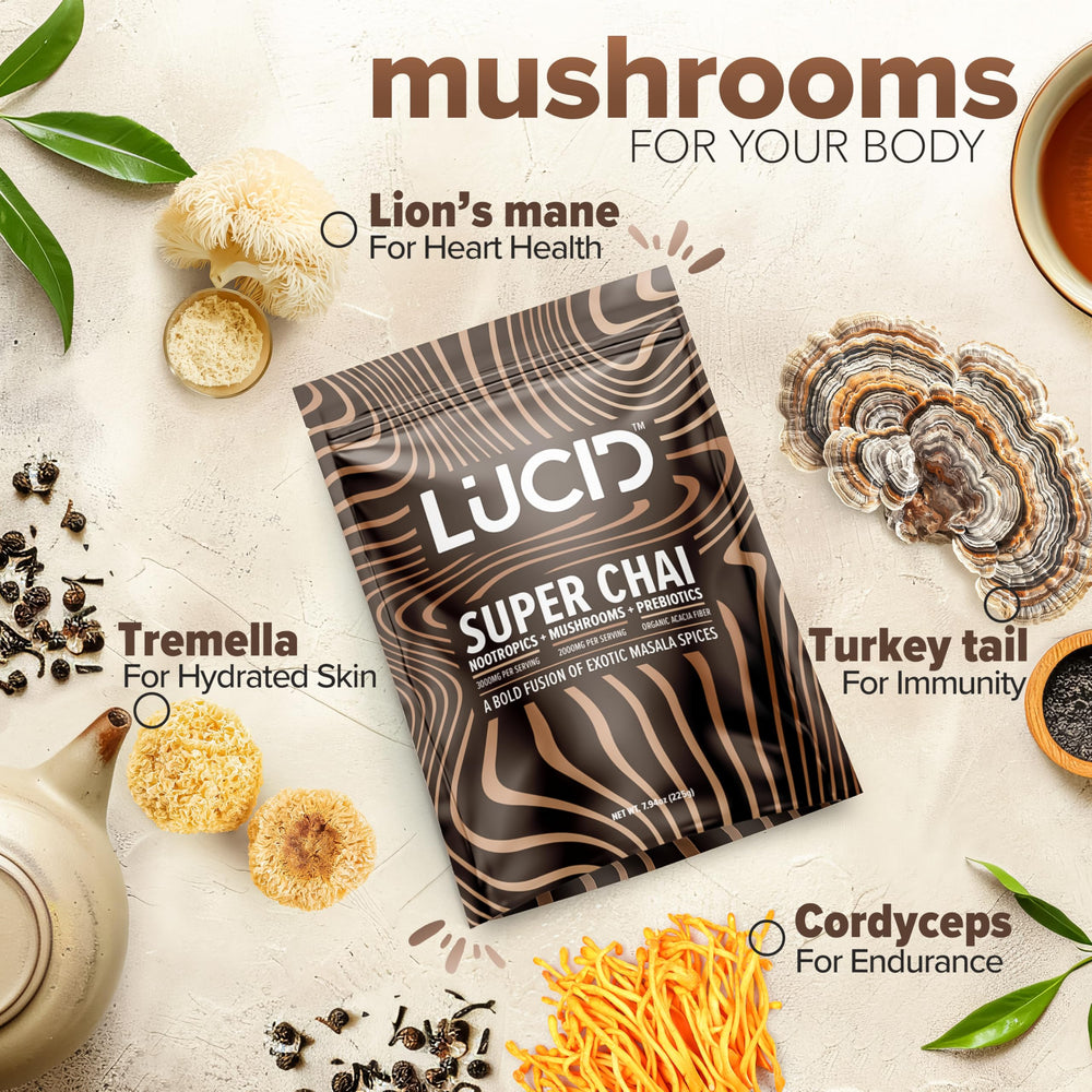 Turkey Tail mushroom in chai blend