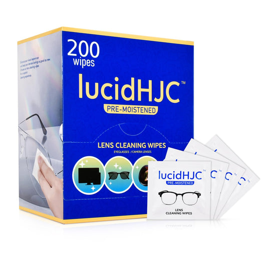 Pack of 200 pre-moistened lens wipes for eyeglasses, cameras, and screens