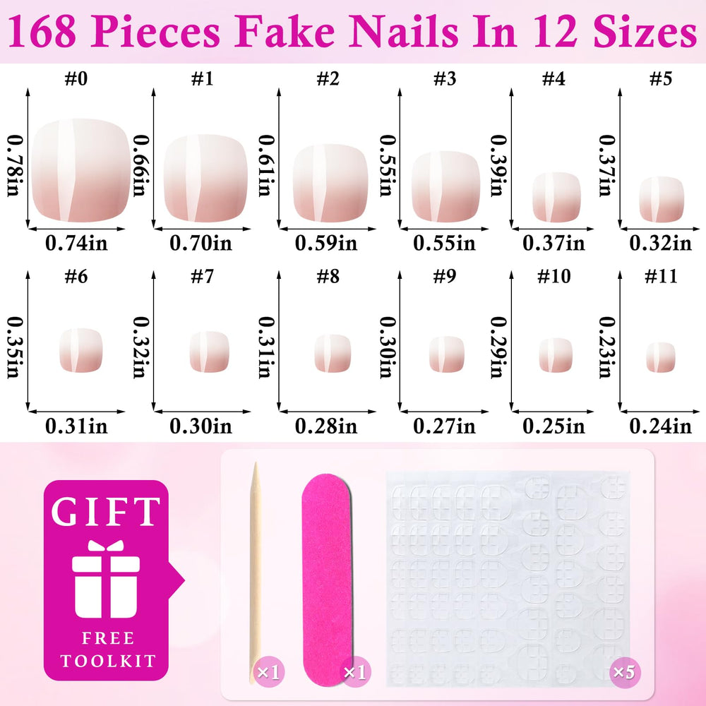 LuckForever jelly tabs and file kit for easy application and removal.