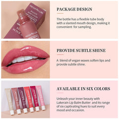 LuckNest shea and cupuacu butter formula providing rich lip nourishment.