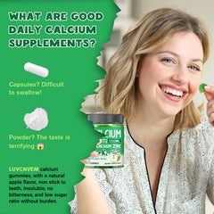 Ingredients: calcium citrate, magnesium, zinc, vitamin D3, and vitamin K2