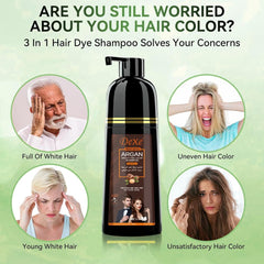 LUJAJIAO grey hair coverage shows 100% concealment