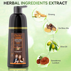 LUJAJIAO argan oil and ginseng shine boosters close-up.
