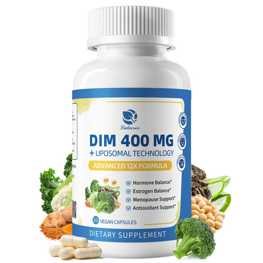 Lukaree DIM 400mg Women’s Liposomal supplement bottle with label