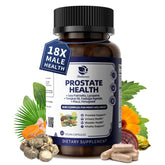 Product bottle of Lukaree Prostate Health 18-in-1 supplement