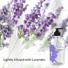 Applying Lulu Lavender Massage Oil on skin