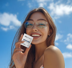 Portable, compact Lulumonster wipes for on-the-go use