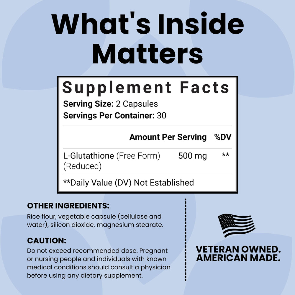 Back label with ingredients and supplement facts