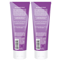 Lume acidified body wash Lavender Sage pump close-up with rich lather for cleansing.