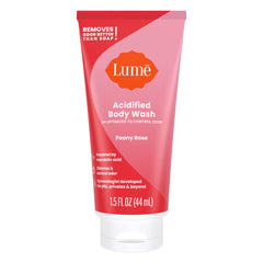 Lume Acidified Body Wash shower scene; daily cleanse to start your routine