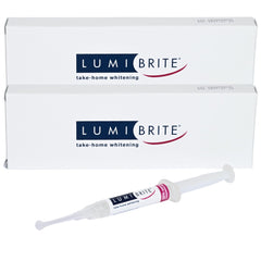 LumiBrite 32% Take-Home Whitening Gel Refill box with 4 syringes (2.5 mL each)
