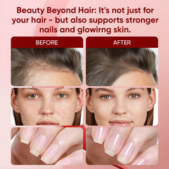 Lumin ingredients showing biotin, collagen and botanical extracts