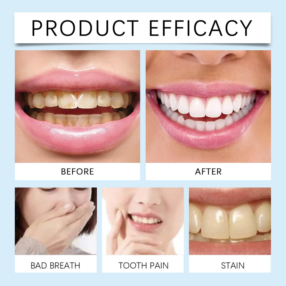 Easy-to-use powder application on a toothbrush