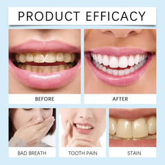 Easy-to-use powder application on a toothbrush