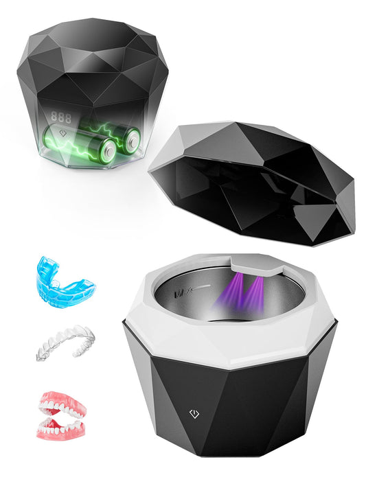 Front view of Lumyspace 15W Ultrasonic Retainer Cleaner