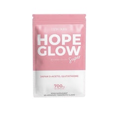 Label for Luna Aura Hope Glow 700mg 60 capsules