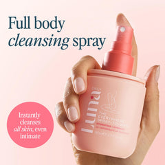 Luna Daily Everywhere Spray-To-Wipe spray nozzle enables precise application