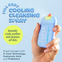 Luna Daily pH-balanced skin care shows gentle cleansing for sensitive skin