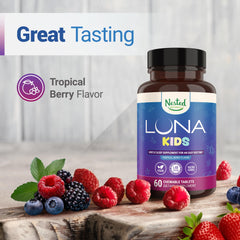 Dosing chart for LUNA Kids sleep aid