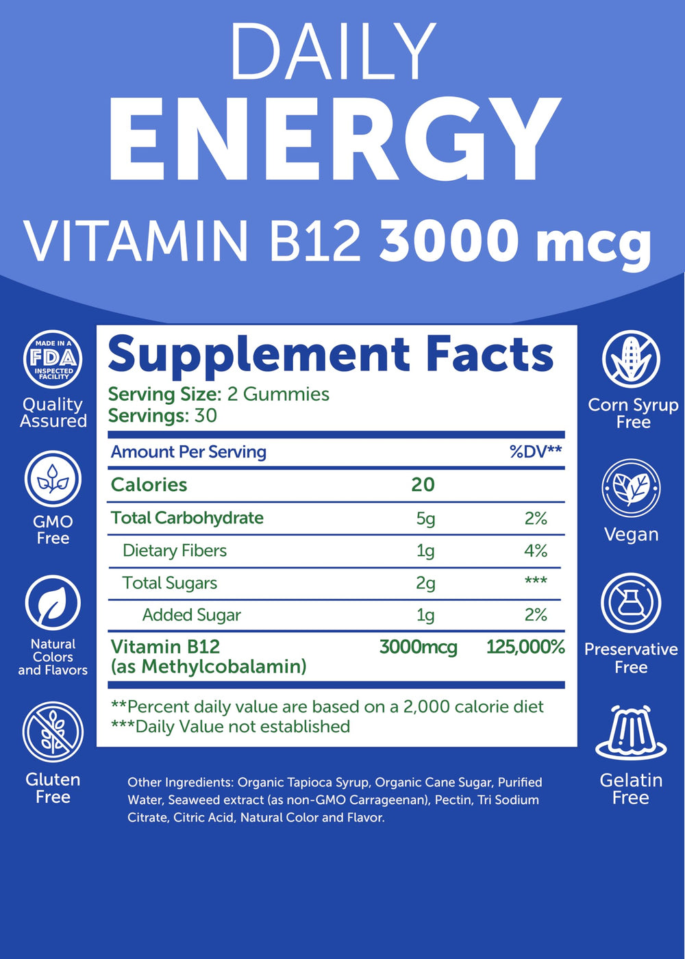 GMP-certified USA production facility label on Lunakai gummies