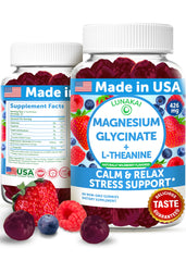 Lunakai Magnesium Glycinate Gummies bottle front view