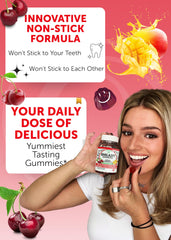 Cherry and mango flavored Lunakai Shilajit Gummies banner