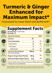 No artificial colors, dairy-free and gluten-free Lunakai gummies nutrition image