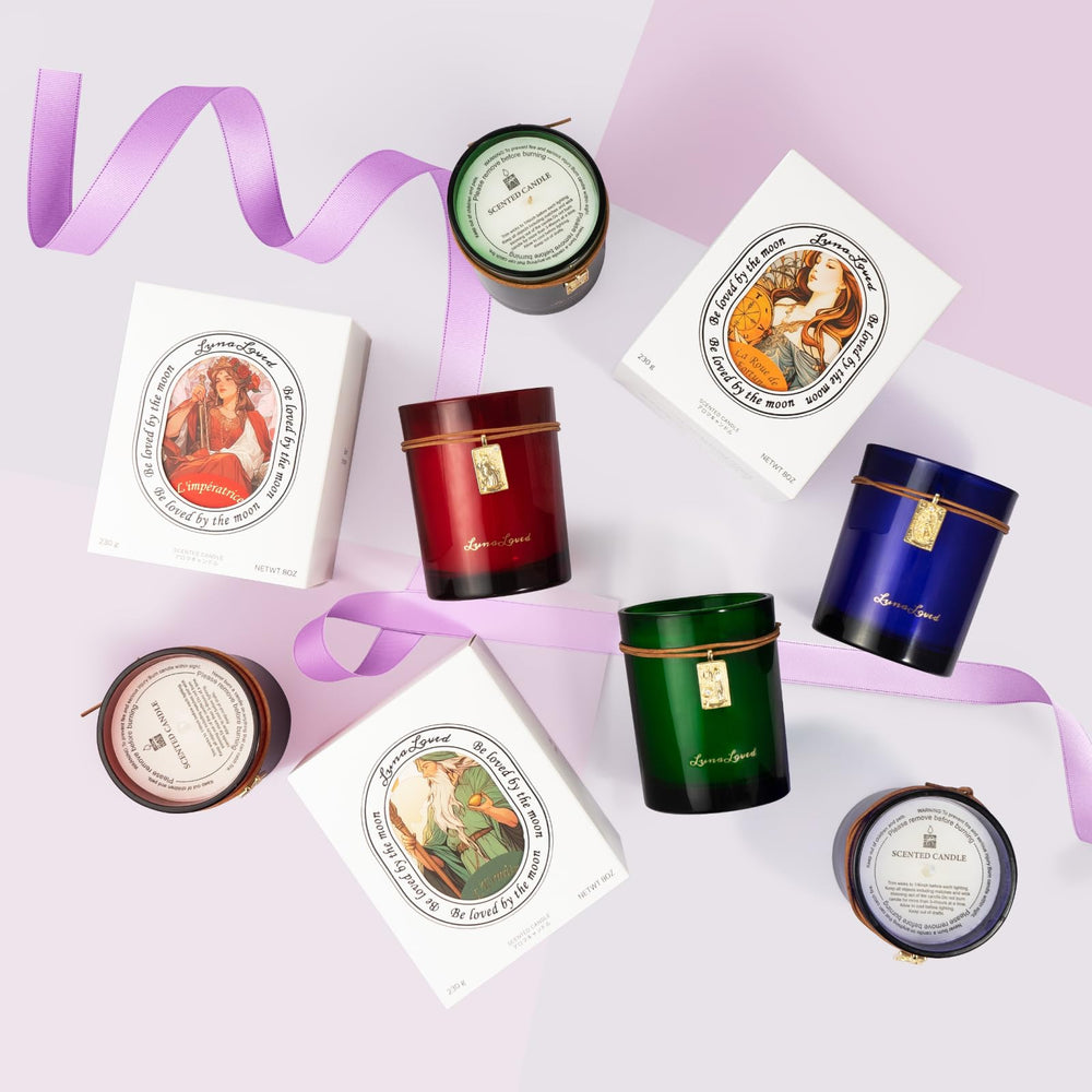 LunaLoved leather cord with Empress charm makes a gift-ready presentation.