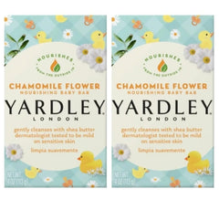 Lunch Money Nourishing 4oz Baby Bath Soap Bar – Yardley Chamomile, 2 Pack