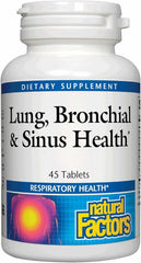 Natural Factors Lung, Bronchial & Sinus Health bottle