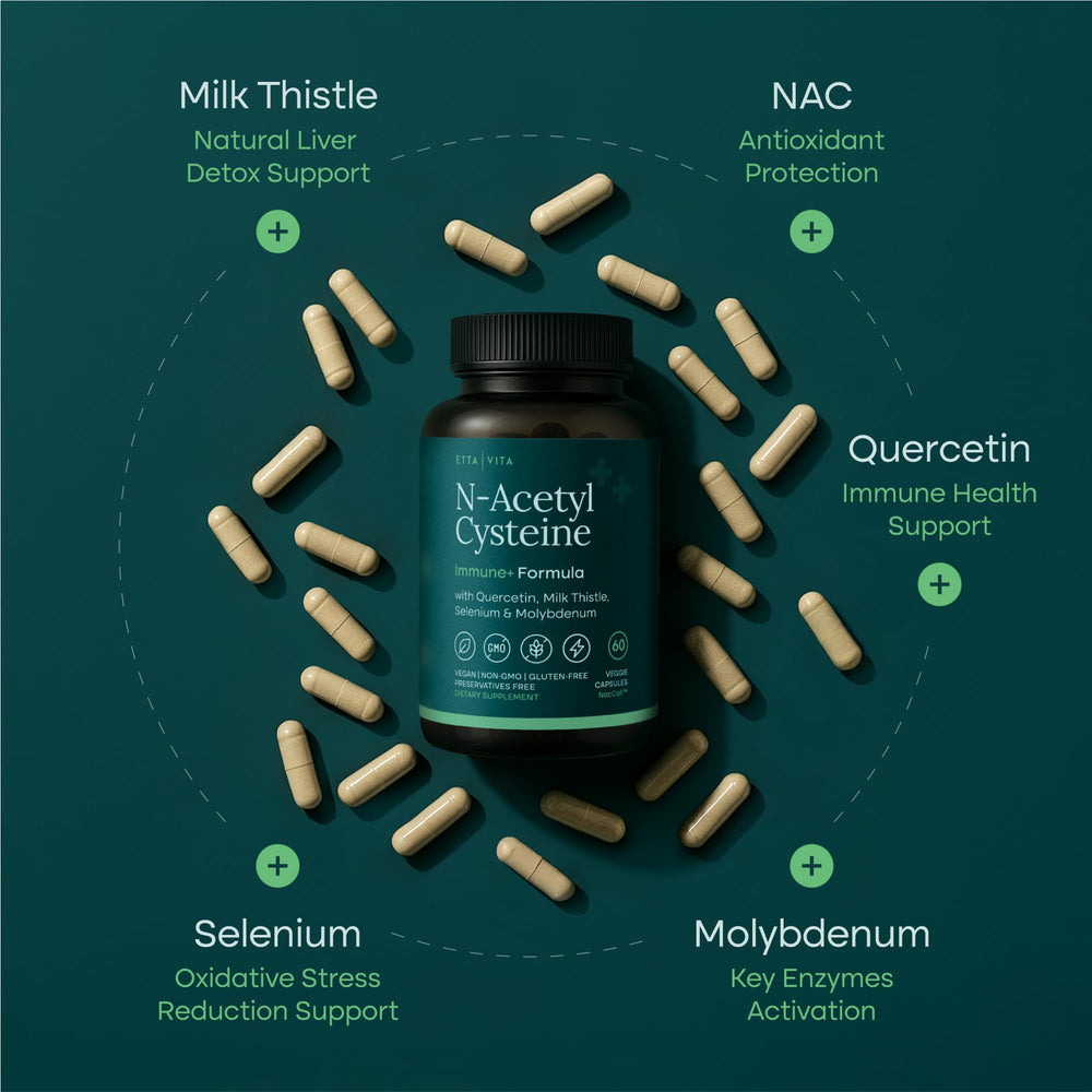 Lung and respiratory health support with NAC