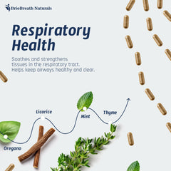 Breathing illustration showing clear airways