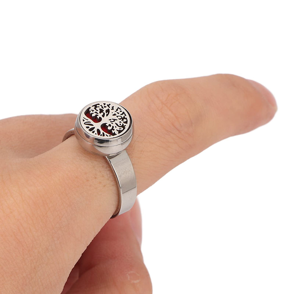 Luqeeg Aromatherapy Finger Ring one-size adjustable design fits most wearers