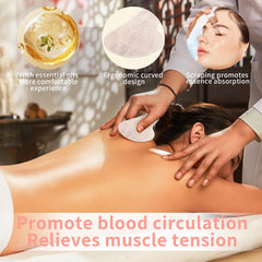 Natural pink jade Gua Sha massage stones