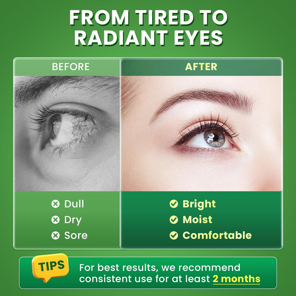 Vegan, GMP-certified AREDS2 eye vitamins without artificial additives