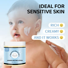 Small amount of magnesium lotion being applied to a child's arm