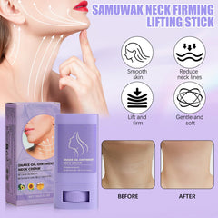 Luvandier Samuwak Neck Care Cream tube shown, promoting deep hydration and lifting potential
