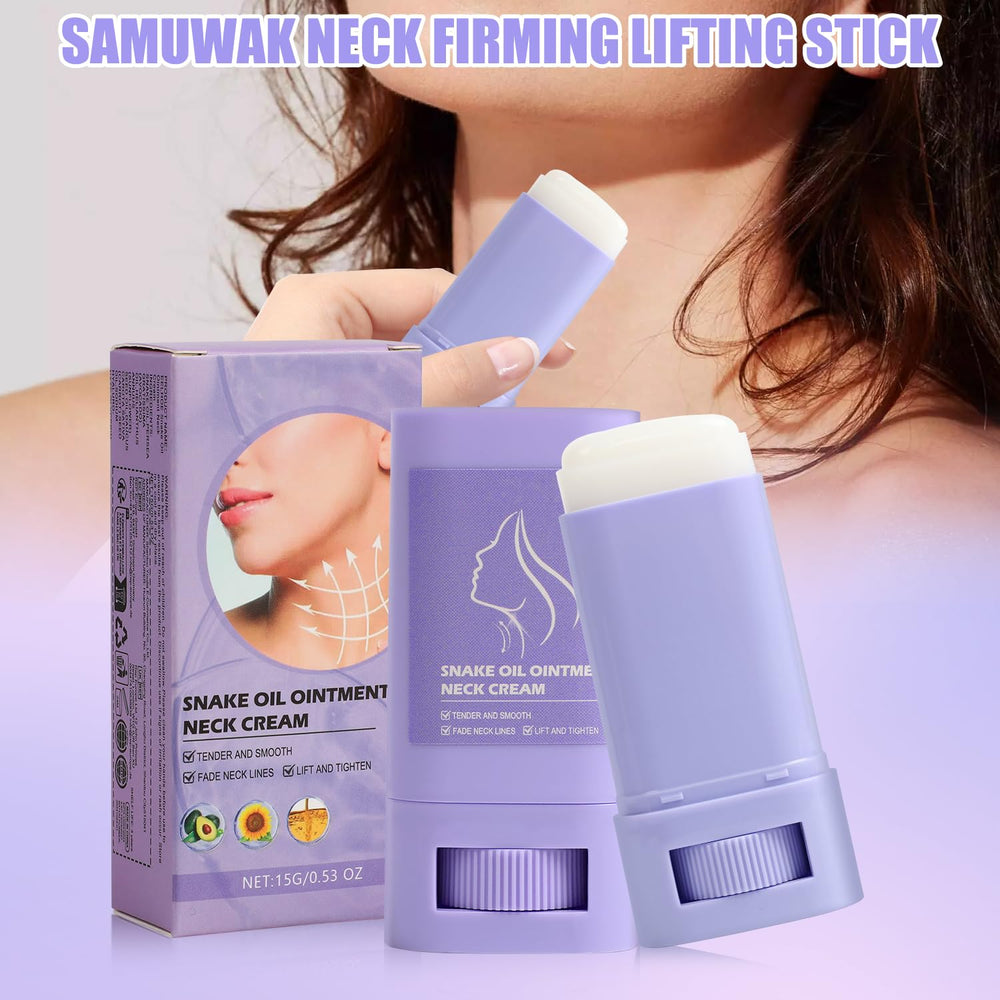 Luvandier Samuwak routine shot emphasizing gentle neck-care habit and soft skin