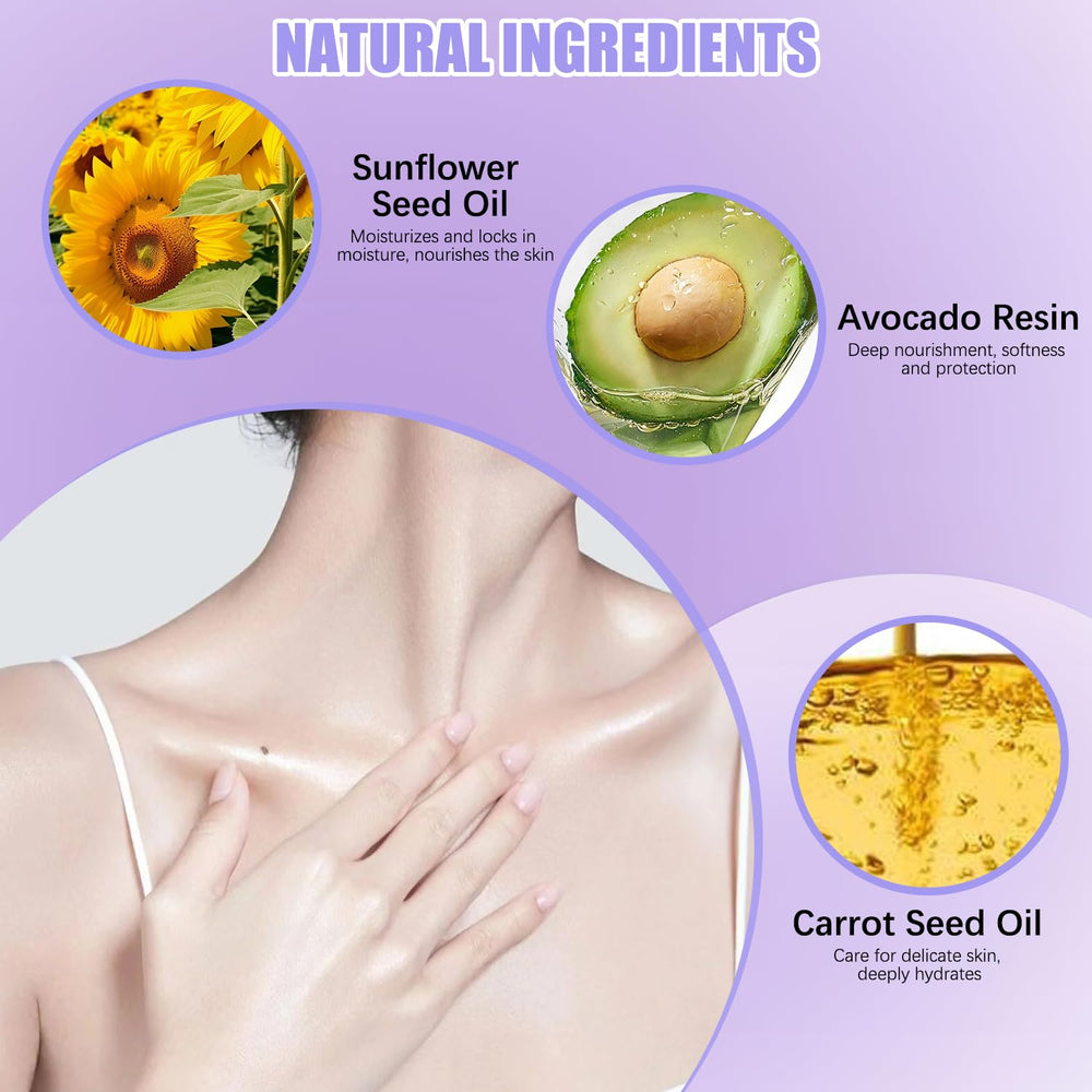 Luvandier Samuwak Neck Care Stick in use, delivering light, non-greasy absorption