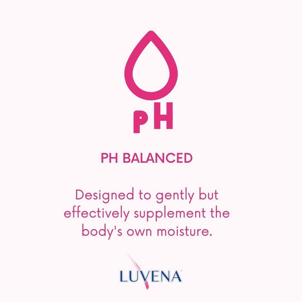 Luvena Moisturizer on store shelf next to feminine care products.