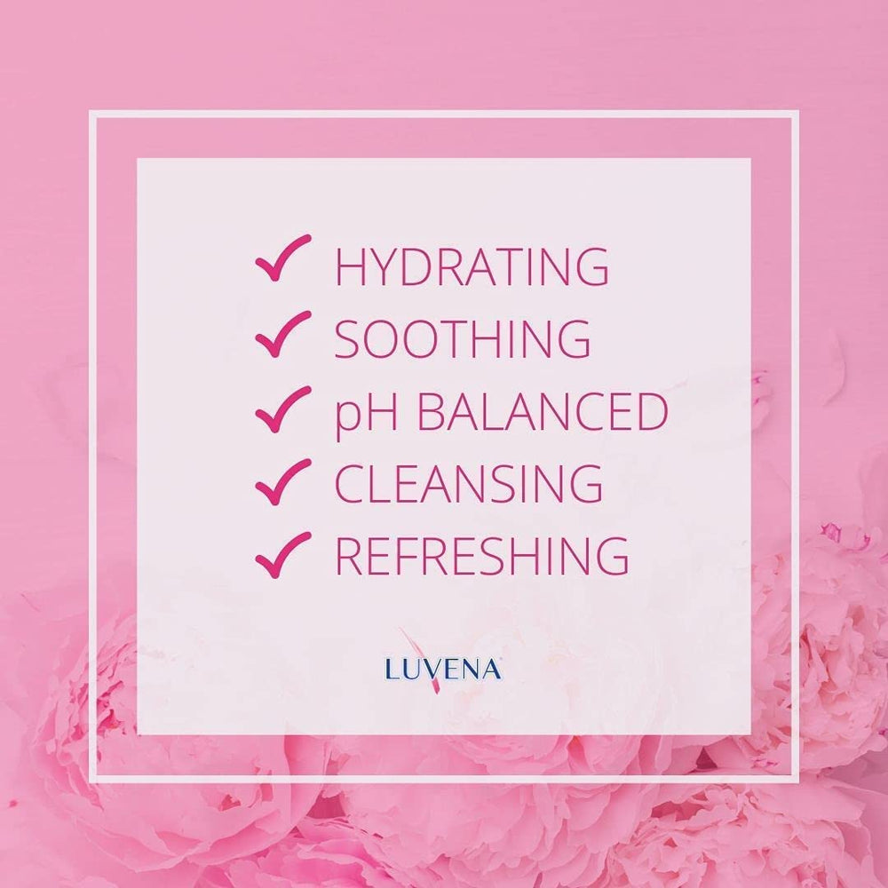 Luvena Moisturizer texture swirl illustrating water-based, lightweight formula.