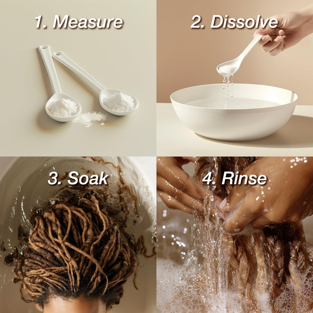 Lux Collection Detox Powder highlighting natural extracts and ingredients