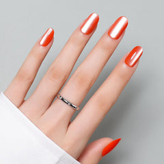 Luxbon cat eye nails closeup with glossy salon finish for a bold look