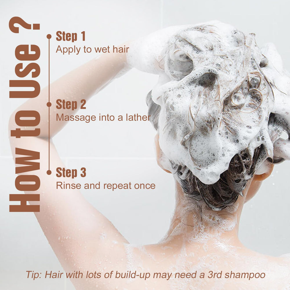 Luxfume Curl Shampoo humid environment image implies frizz control.