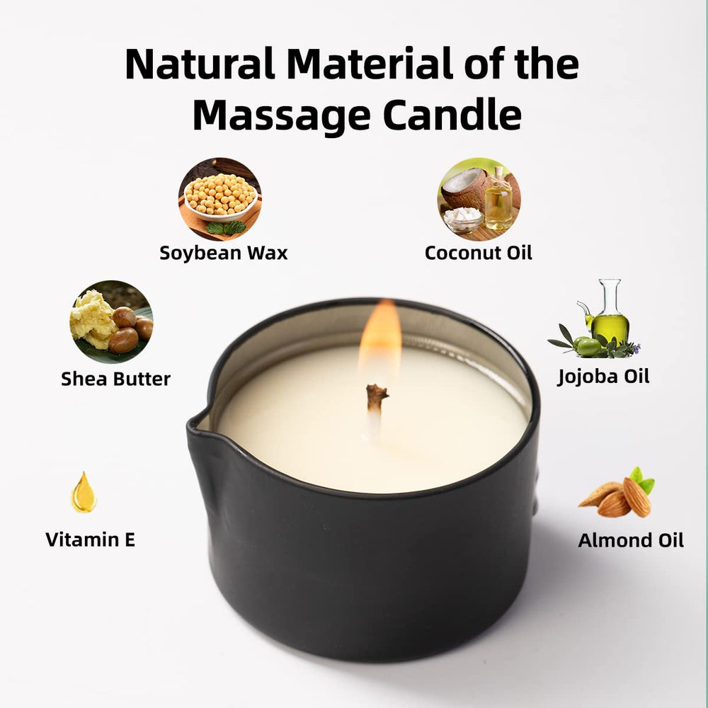 Travel-friendly compact spa candle for on-the-go