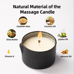 Travel-friendly compact spa candle for on-the-go