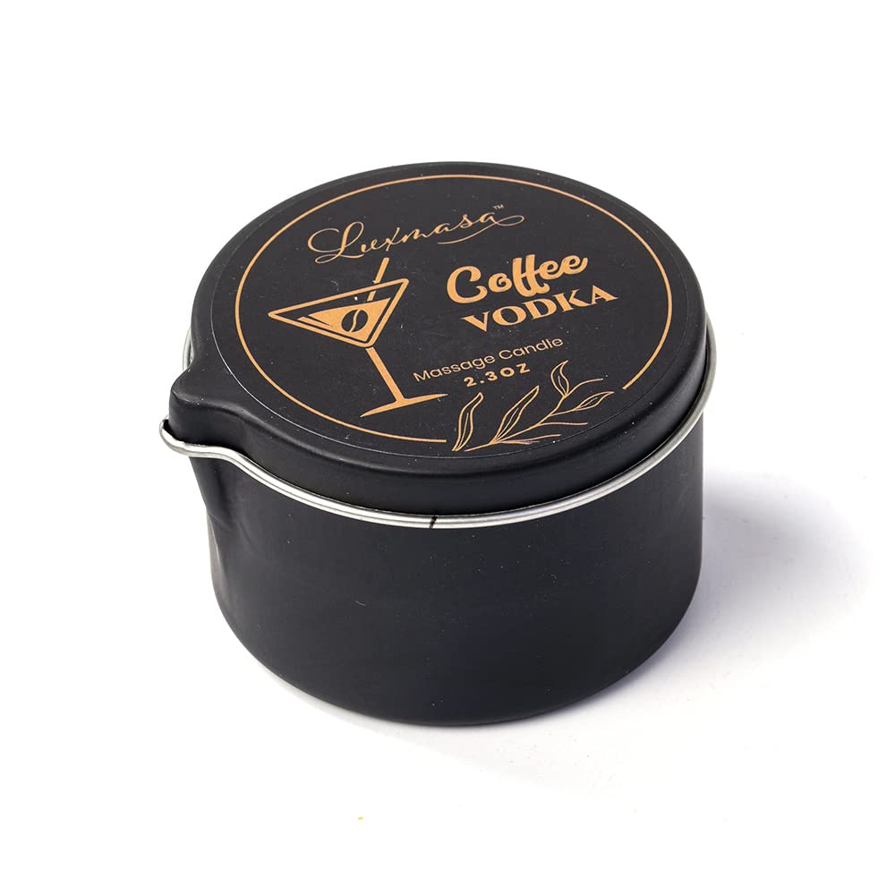 Candle burning to warm massage oil for skin absorption