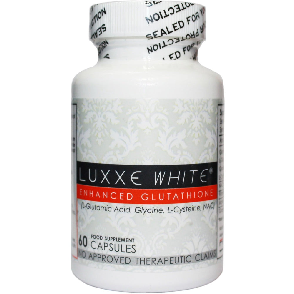Luxxe White bottle front view