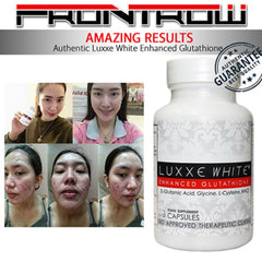 Luxxe White bottle label close-up